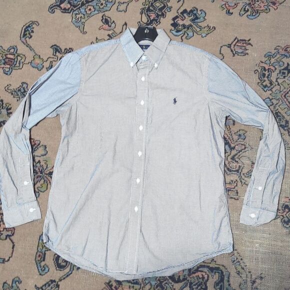 Polo Ralph Lauren Long Sleeve Natural Stretch Poplin Sport Shirt - Picture 1 of 4
